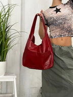 Liora - Stylish Vegan Leather Shoulder Bag With Zipper Closure For Everyday Use 4