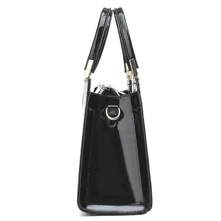 MunaWear - Bags - Liora - Stylish Women's Handbag With Glossy Finish For Casual And Formal Occasions - 