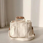 MunaWear - Bags - Liora - Versatile Canvas Handbag With Multiple Compartments For Everyday Use - 