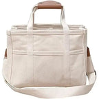 MunaWear - Bags - Liora - Versatile Canvas Handbag With Multiple Compartments For Everyday Use - Beige