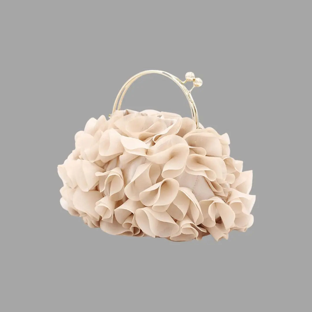 MunaWear - Bags - Liora - Versatile Petal Handbag With Detachable Chain For Any Occasion - 