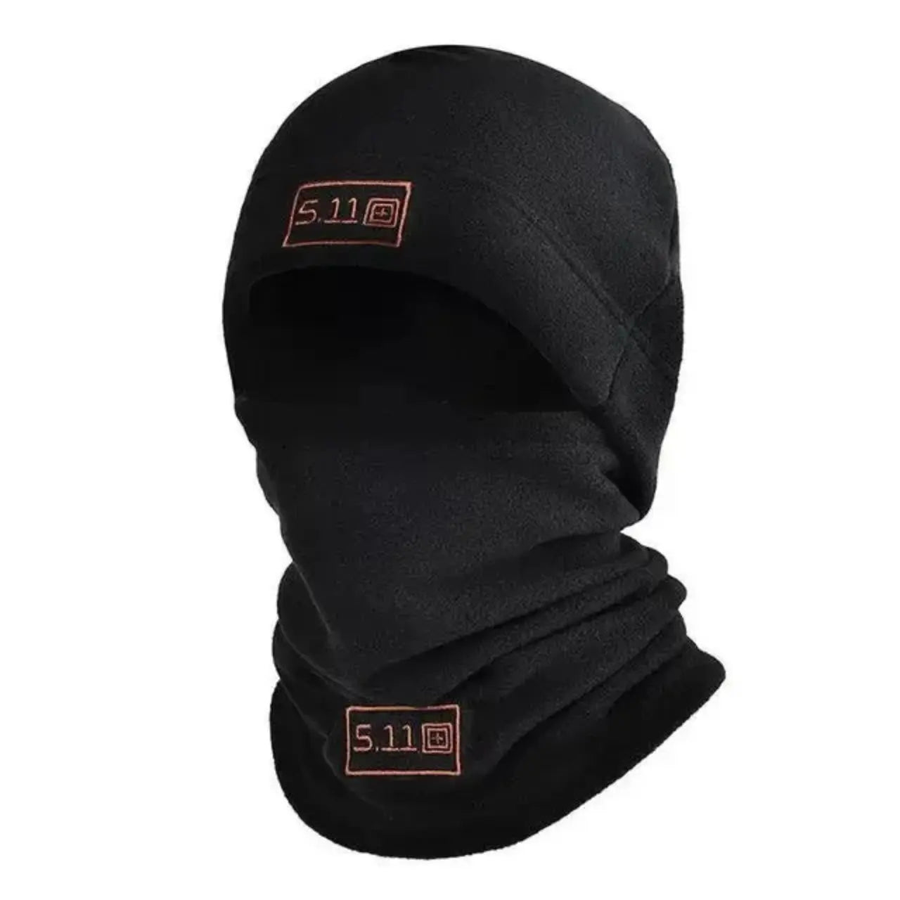 Etris – Versatile Knit Balaclava Mask With Thermal Fleece For Skiing And Winter Adventures- Black