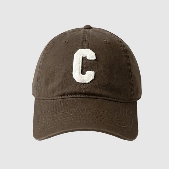 Caden - Stylish Baseball Cap With C Embroidery For Casual And Sporty Looks 3
