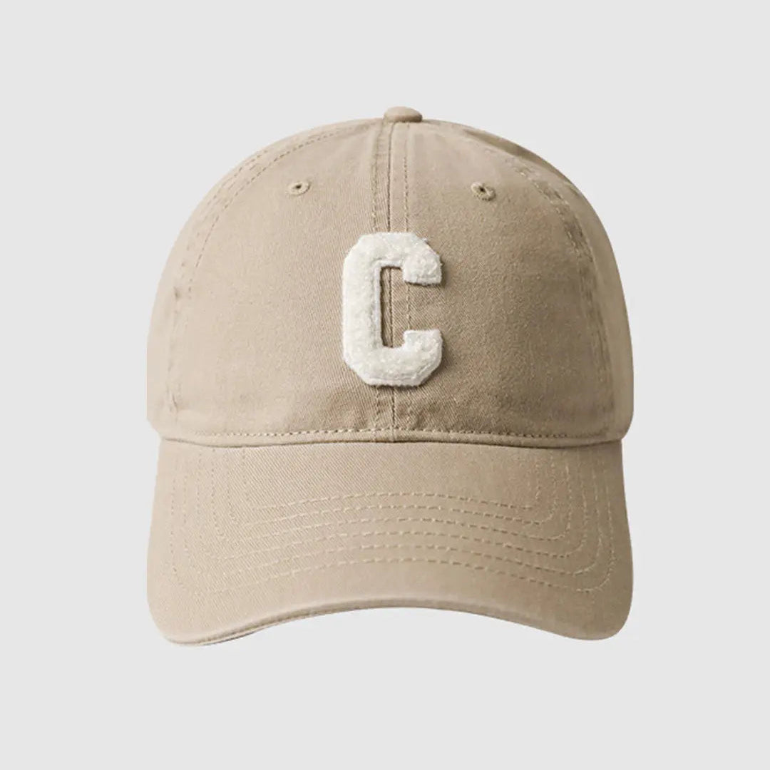 Caden - Stylish Baseball Cap With C Embroidery For Casual And Sporty Looks 1