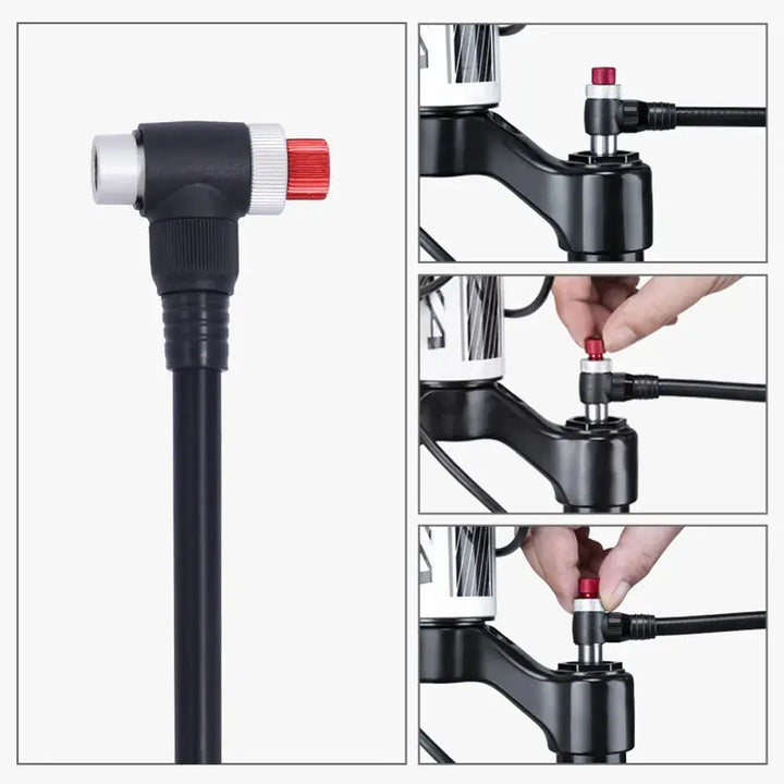 Mia – Portable High-Pressure 300psi Bike Pump with Gauge for Optimal Tire Inflation, Size One Size 6