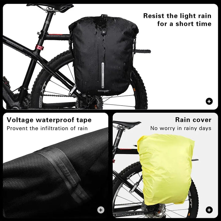 Mia – 20L Waterproof Bike Pannier Bag, Versatile Cycling Backpack & Shoulder Bag Design 4