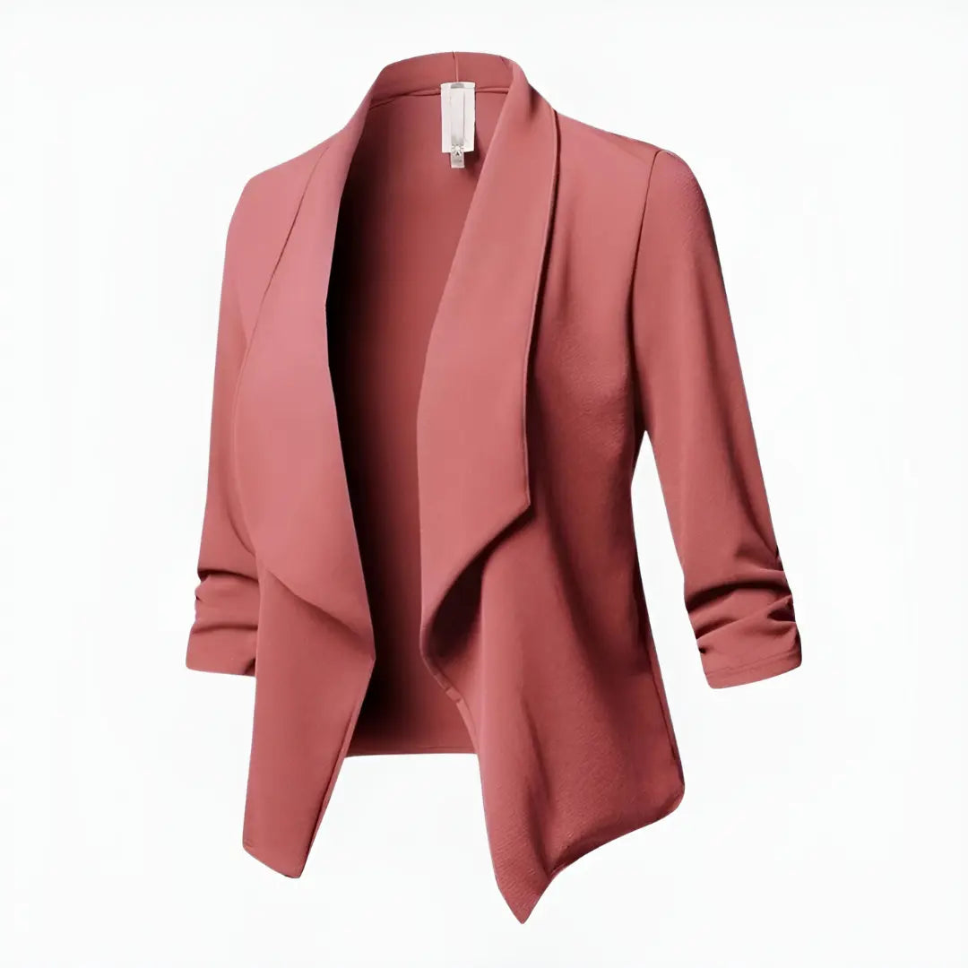 Eurydice – Chic Women's Blazer With Asymmetrical Front For Versatile Style 0