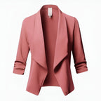 Eurydice – Chic Women's Blazer With Asymmetrical Front For Versatile Style 1