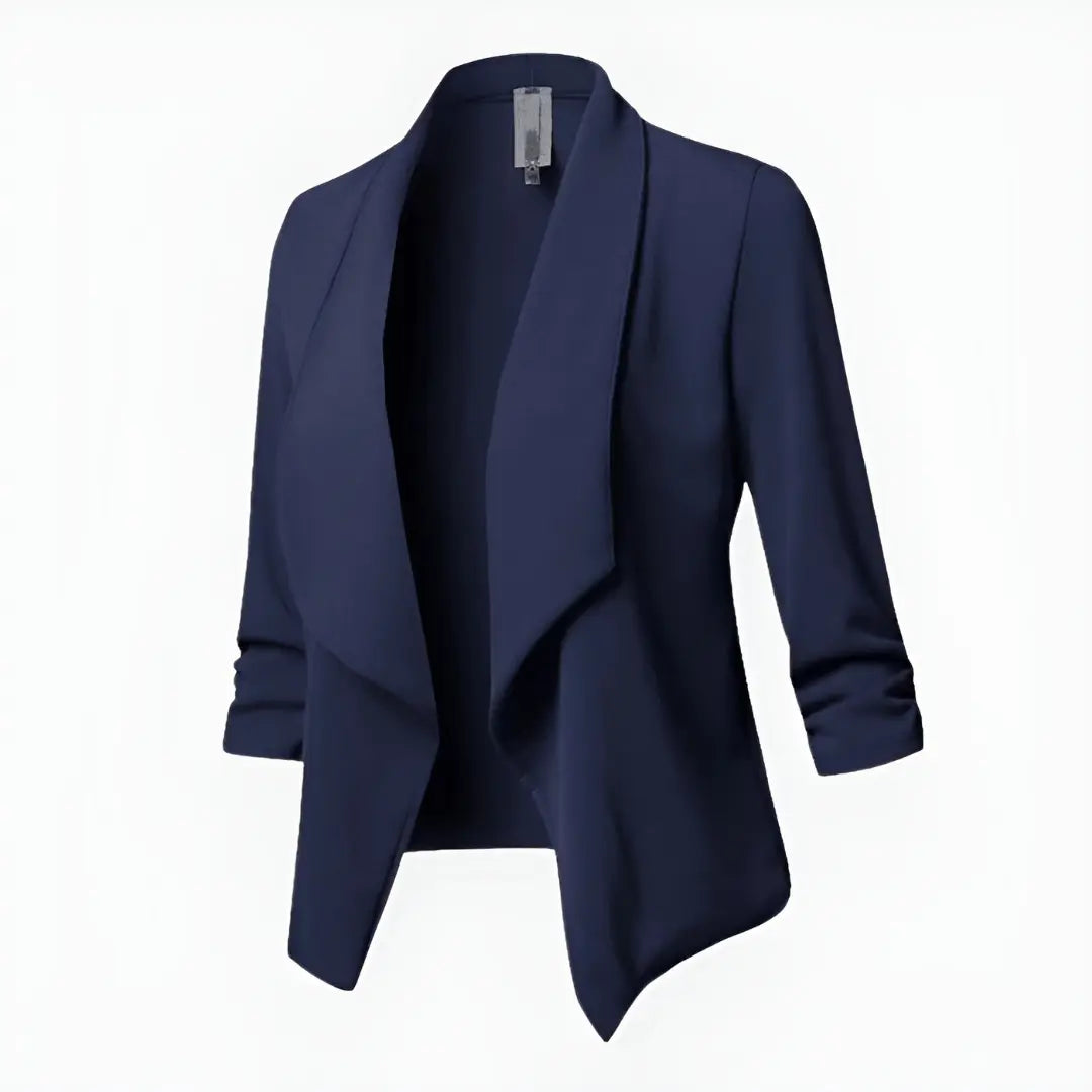Eurydice – Chic Women's Blazer With Asymmetrical Front For Versatile Style 3