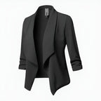 Eurydice – Chic Women's Blazer With Asymmetrical Front For Versatile Style 4