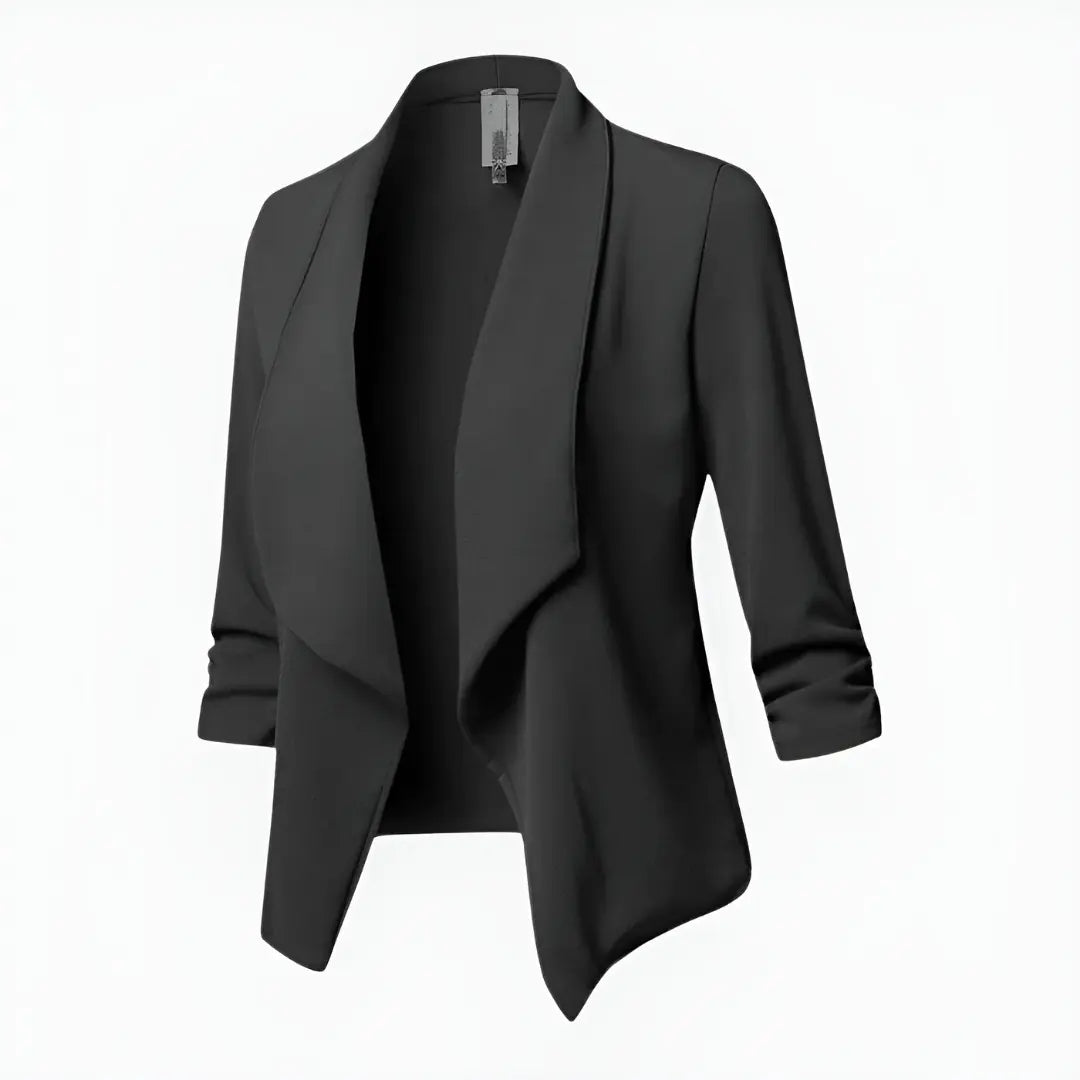 Eurydice – Chic Women's Blazer With Asymmetrical Front For Versatile Style 4