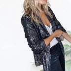 Liora – Sparkling Women's Blazer With Long Sleeves For Evening Elegance 3