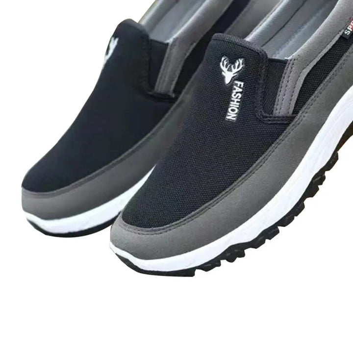 Ethan – Breathable Slip-On Men's Boat Shoes for Outdoor Activities, Deck Shoes with Non-Slip Outsole, Size 6.5-9 5