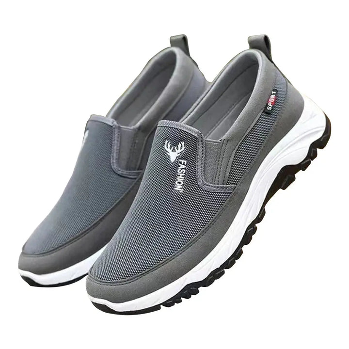 Ethan – Breathable Slip-On Men's Boat Shoes for Outdoor Activities, Deck Shoes with Non-Slip Outsole, Size 6.5-9 0