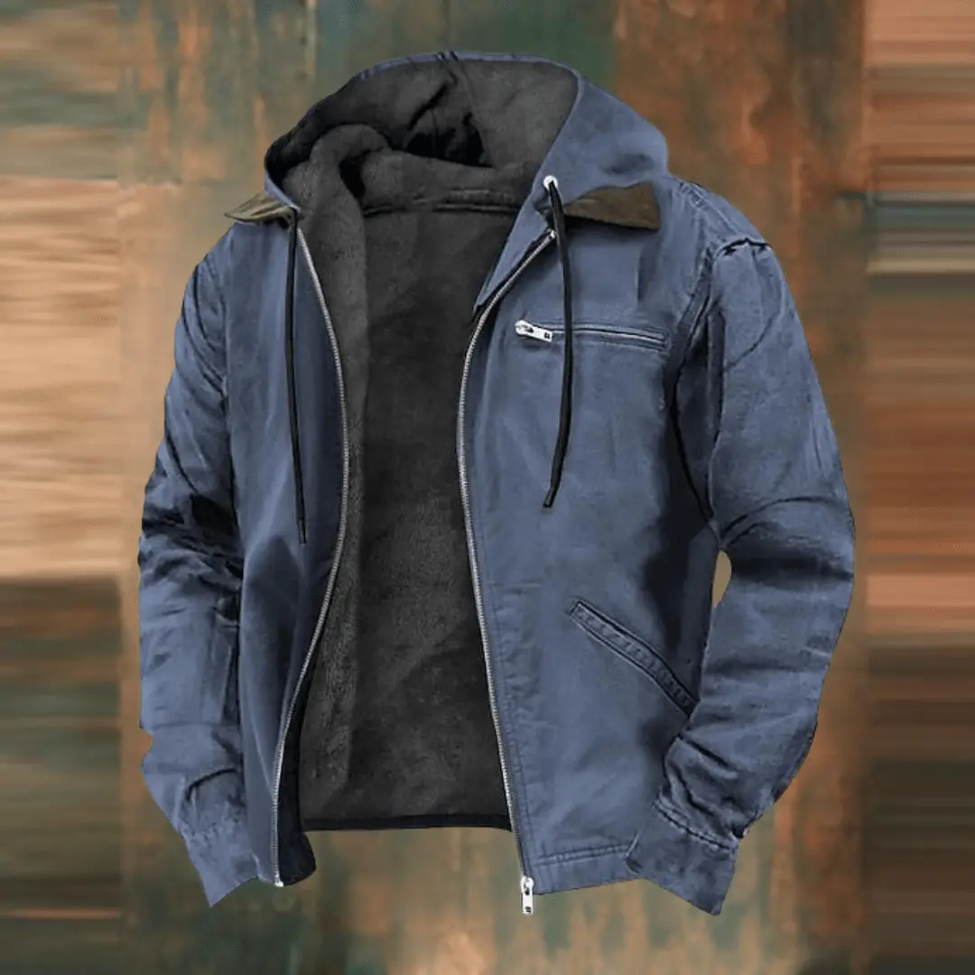 Caden - Rugged Men's Jacket With Hooded Design For Casual Outings And Everyday Wear 1
