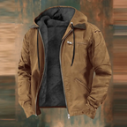 Caden - Rugged Men's Jacket With Hooded Design For Casual Outings And Everyday Wear 0