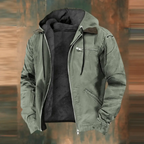 Caden - Rugged Men's Jacket With Hooded Design For Casual Outings And Everyday Wear 3