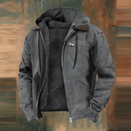 Caden - Rugged Men's Jacket With Hooded Design For Casual Outings And Everyday Wear 2