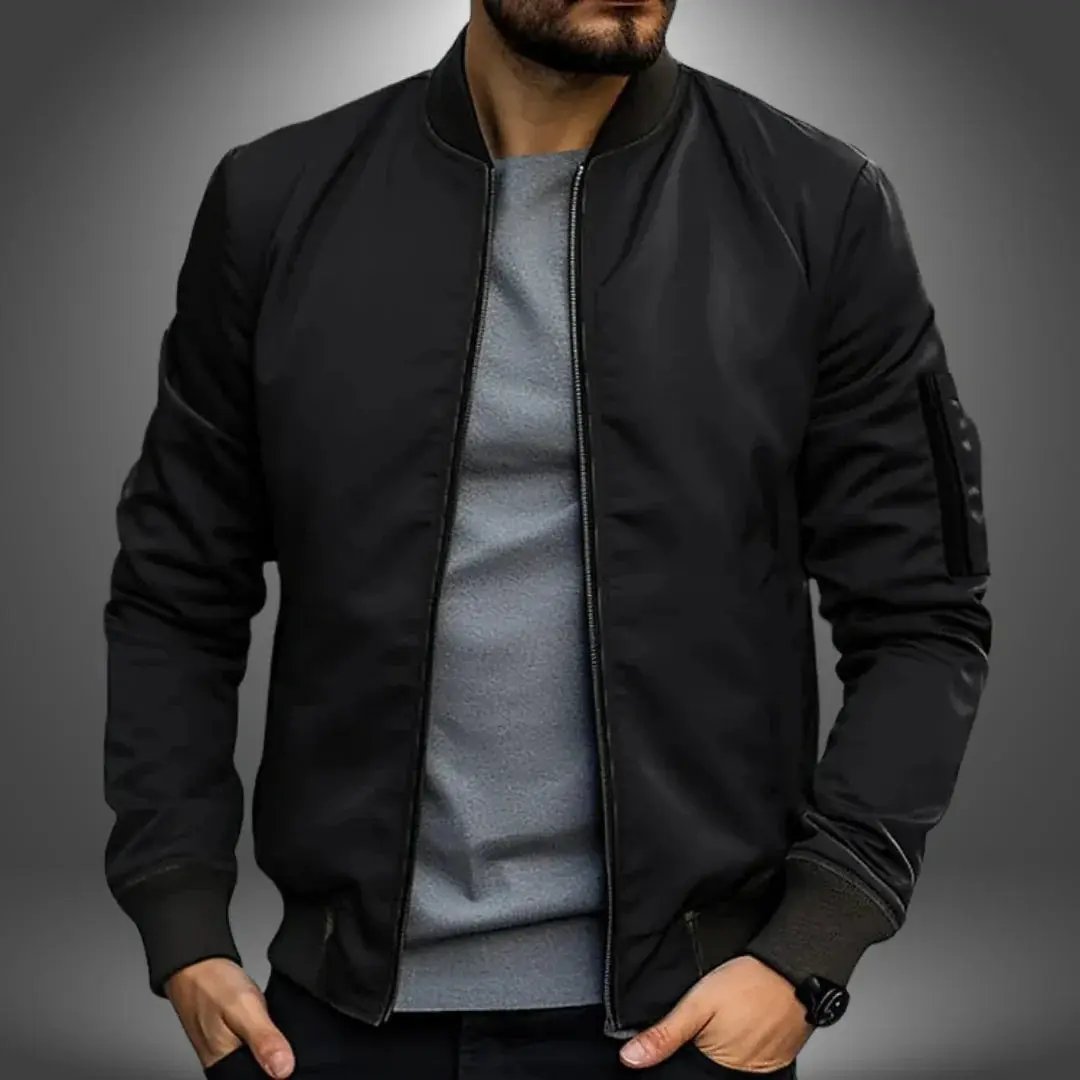 Caden - Lightweight Men's Bomber Jacket With Windbreaker Style For Casual Wear 1