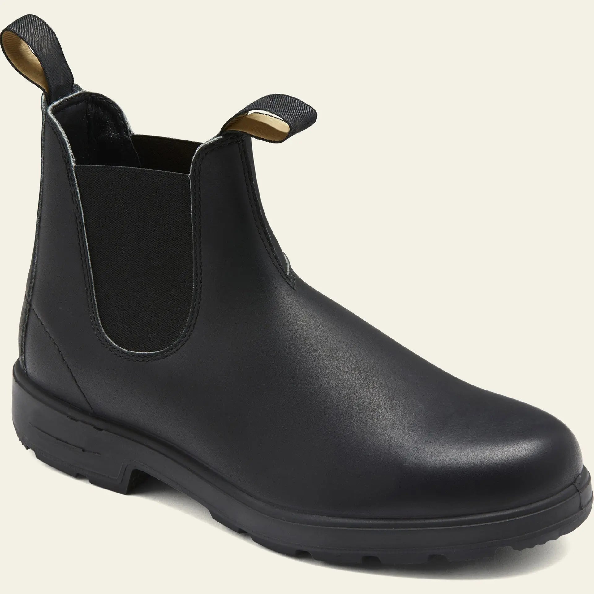 MunaWear - Boots - Caden - Rugged Men’s Chelsea Boots With Easy Slip-On Design For Everyday Wear - Black / 49