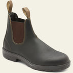 MunaWear - Boots - Caden - Rugged Men’s Chelsea Boots With Easy Slip-On Design For Everyday Wear - Black Brown / 49
