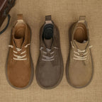 Caden - Vintage Leather Men's Ankle Boots With Soft Sole For Work And Everyday Wear 4