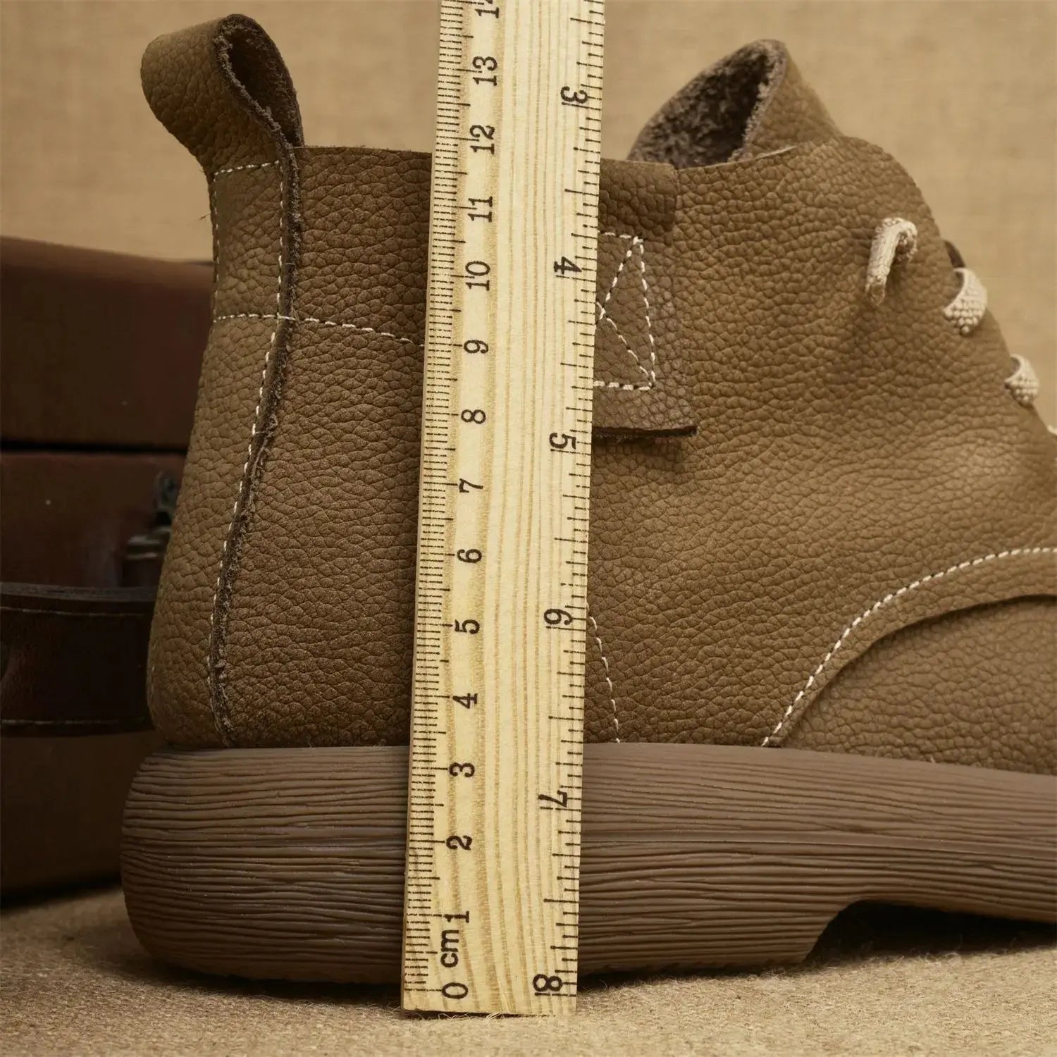 Caden - Vintage Leather Men's Ankle Boots With Soft Sole For Work And Everyday Wear 5