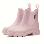 MunaWear - Boots - Liora - Stylish Waterproof Rain Boots With Slip-Resistant Sole For Outdoor Activities - Pink / 41