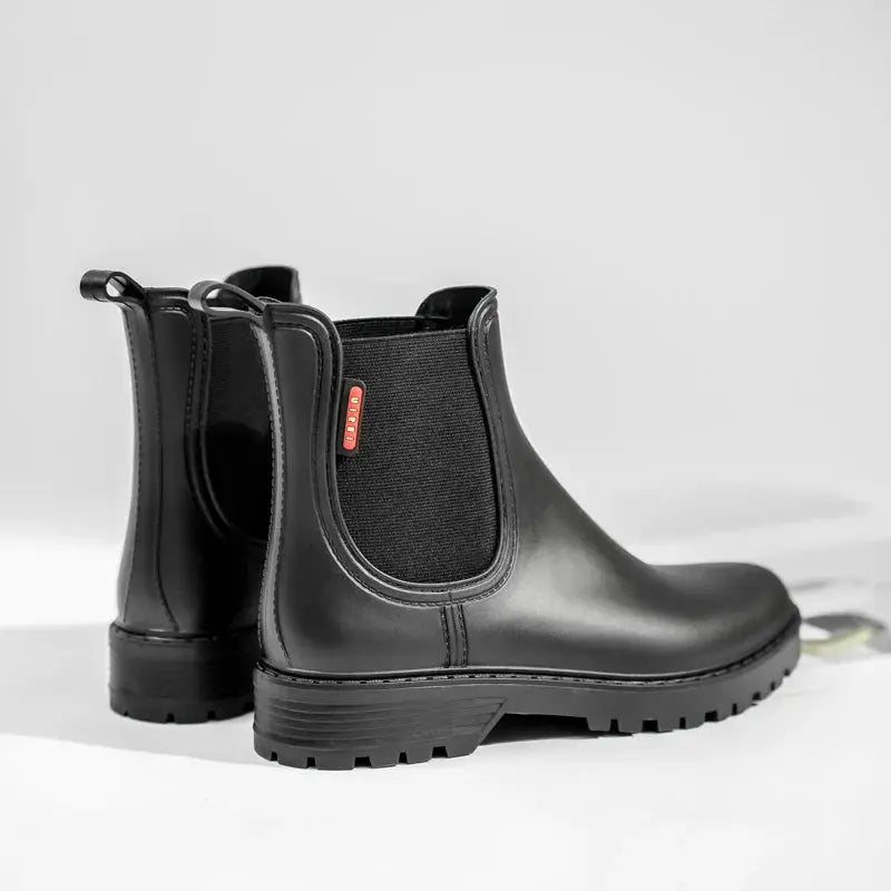MunaWear - Boots - Liora - Stylish Women's Chelsea Waterproof Rain Boots with Slip-Resistant Sole for Everyday Wear - 