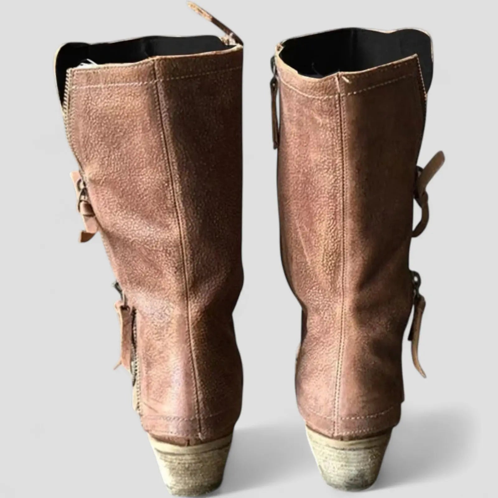 Liora - Stylish Women's Cowgirl Boots With Side Zipper For Winter Outings 3