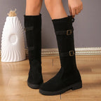 Liora - Stylish Women's Knee High Boots With Low Heel For Everyday Wear 1