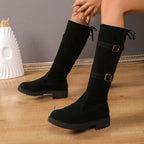 Liora - Stylish Women's Knee High Boots With Low Heel For Everyday Wear 0