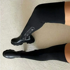 Liora - Stylish Women's Knee High Boots With Stretch Fit And Chunky Sole For Casual And Office Wear 1