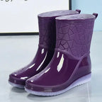 Liora - Stylish Women's Mid-Calf Waterproof Rain Boots with Non-Slip Sole for Outdoor Activities 2