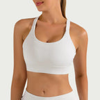 Athena - High Impact Women's Sports Bra with Racerback and Push-up Effect