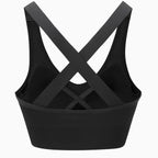 MunaWear  Bras  Aurora - Ladies Sports Bra with Cross Straps and Removable Padding 