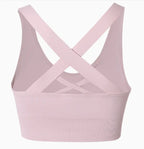MunaWear  Bras  Aurora - Ladies Sports Bra with Cross Straps and Removable Padding 