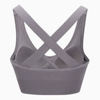 MunaWear  Bras  Aurora - Ladies Sports Bra with Cross Straps and Removable Padding 