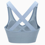 MunaWear  Bras  Aurora - Ladies Sports Bra with Cross Straps and Removable Padding 