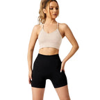 Celina – High Support Seamless Sports Bra with Crossed Back Straps and Removable Pads for Ultimate Comfort