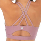 MunaWear  Bras  Kira - Ladies Sports Bra with Cross Straps and Removable Padding