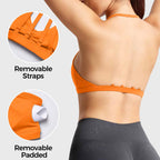 MunaWear  Bras  Mia – Breathable Sport Bra with Light to Medium Support and Customizable Removable Cups 