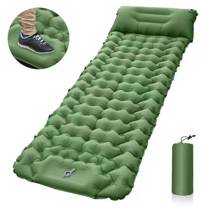 Ethan – Ultralight Self-Inflating Camping Mattress with Built-in Pump & Pillows, Size 180 x 58 x 5 cm 8