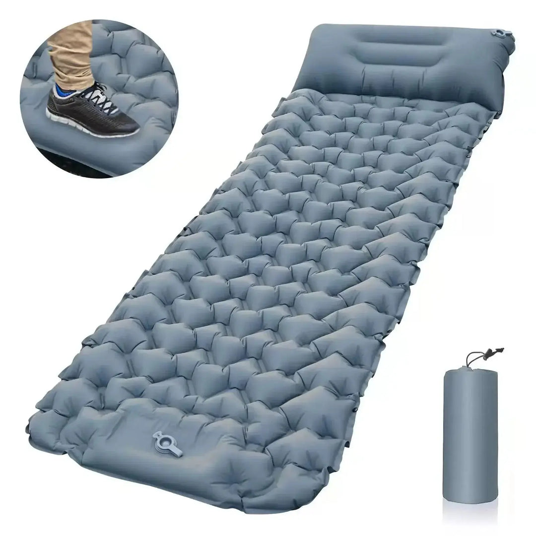 Ethan – Ultralight Self-Inflating Camping Mattress with Built-in Pump & Pillows, Size 180 x 58 x 5 cm 9