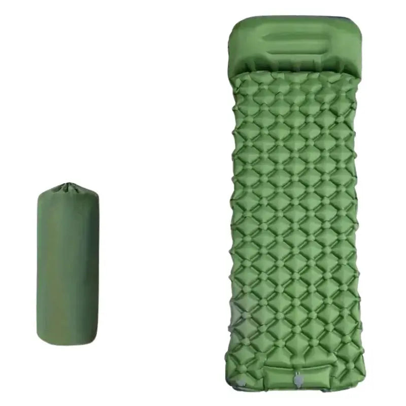 Zora – Ultralight Inflatable Camping Mattress with Built-In Pump & Pillows