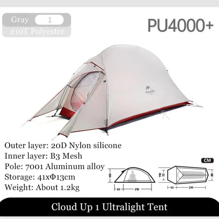 Mia – Ultralight Double Layer Camping Tent for 2-3 Persons with Durable 20D Nylon and Easy Setup 19