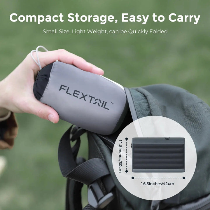 Mila - Best Inflatable Camping Pillow, Ergonomic & Adjustable Height for Travel, Lightweight & Compact, Size Compact 1