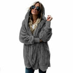 Liora - Cozy Women's Cardigan Jacket With Plush Fleece For Autumn And Winter 5