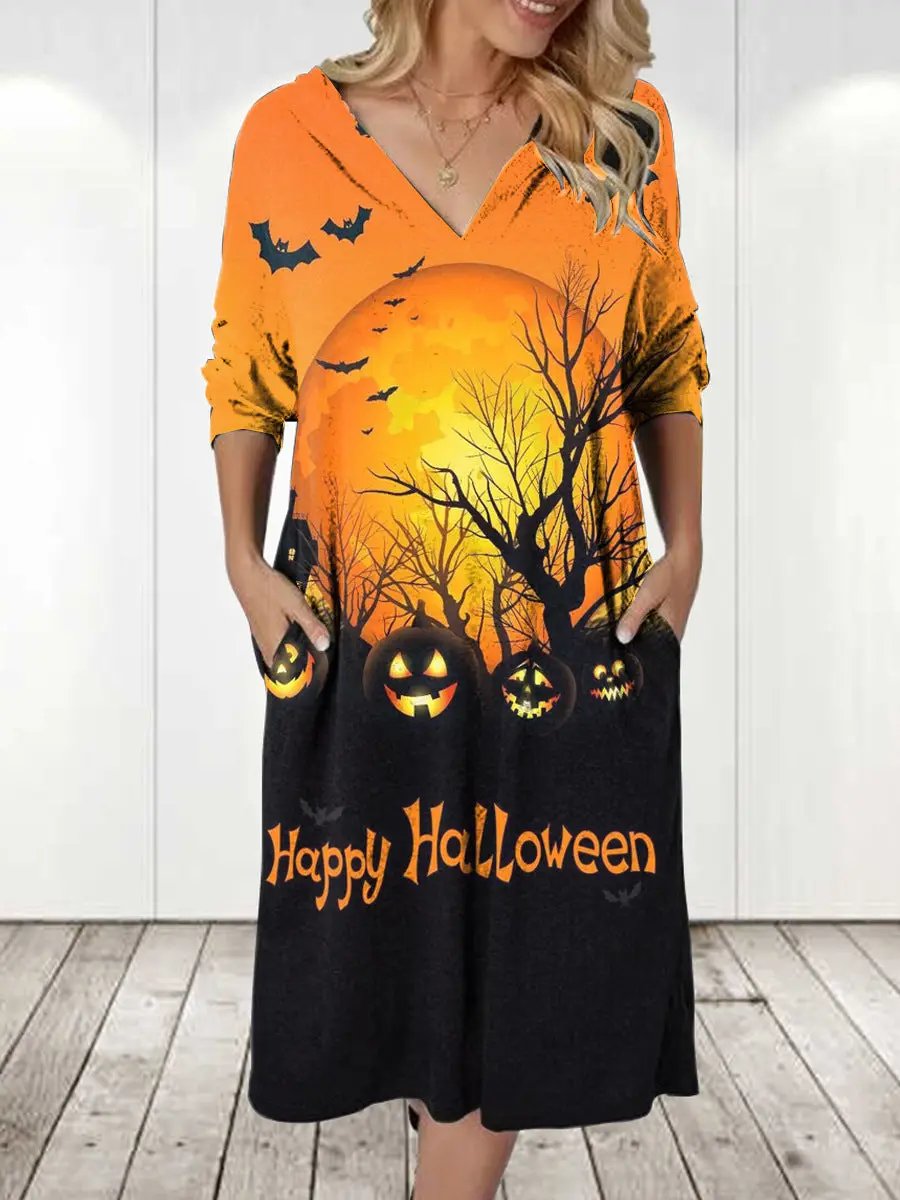 Heidi - Cozy Women's Dress With Hooded Design For Halloween Celebrations 0