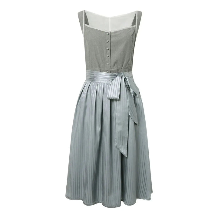 Oktoberfest Dirndl Dress – Elegant Knee-Length Design in Classic Colors – Perfect for Beer Festivals 1